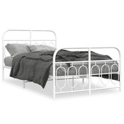 Bedframe metaal wit 120x200 cm