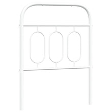 Hoofdbord 75 cm metaal wit
