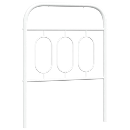 Hoofdbord 75 cm metaal wit