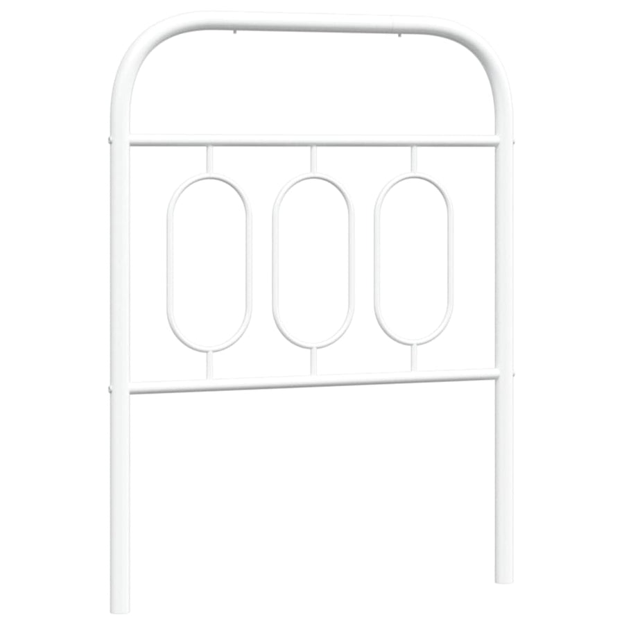 Hoofdbord 75 cm metaal wit