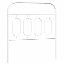 Hoofdbord 80 cm metaal wit