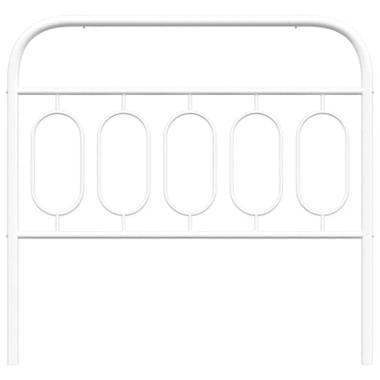 Hoofdbord 107 cm metaal wit