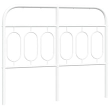 Hoofdbord 120 cm metaal wit