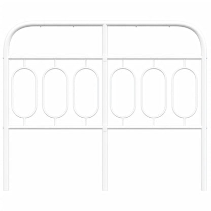 Hoofdbord 120 cm metaal wit