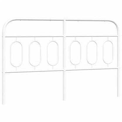 Hoofdbord 140 cm metaal wit