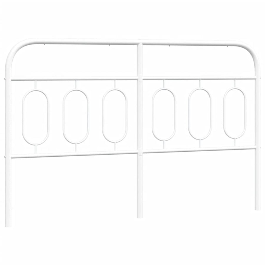 Hoofdbord 140 cm metaal wit