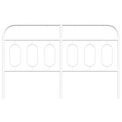 Hoofdbord 140 cm metaal wit