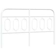 Hoofdbord 150 cm metaal wit
