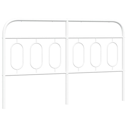 Hoofdbord 150 cm metaal wit