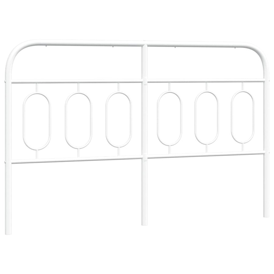 Hoofdbord 150 cm metaal wit