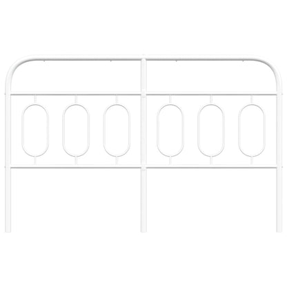 Hoofdbord 150 cm metaal wit