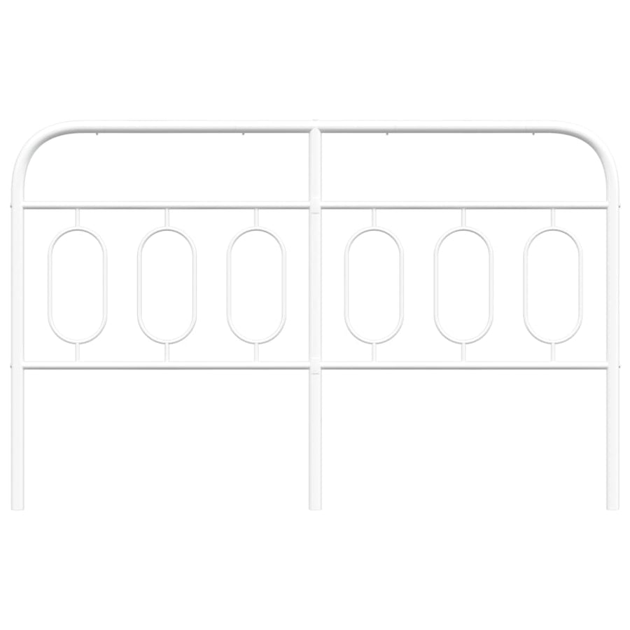 Hoofdbord 150 cm metaal wit