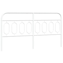 Hoofdbord 160 cm metaal wit