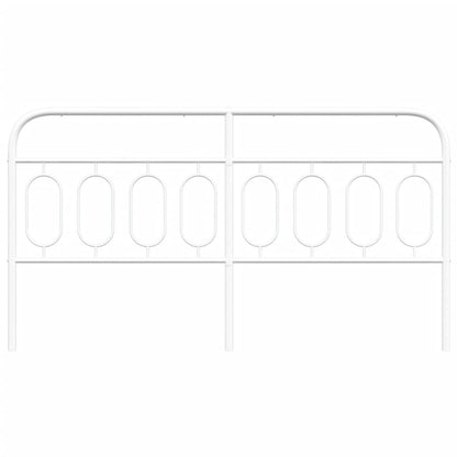 Hoofdbord 160 cm metaal wit