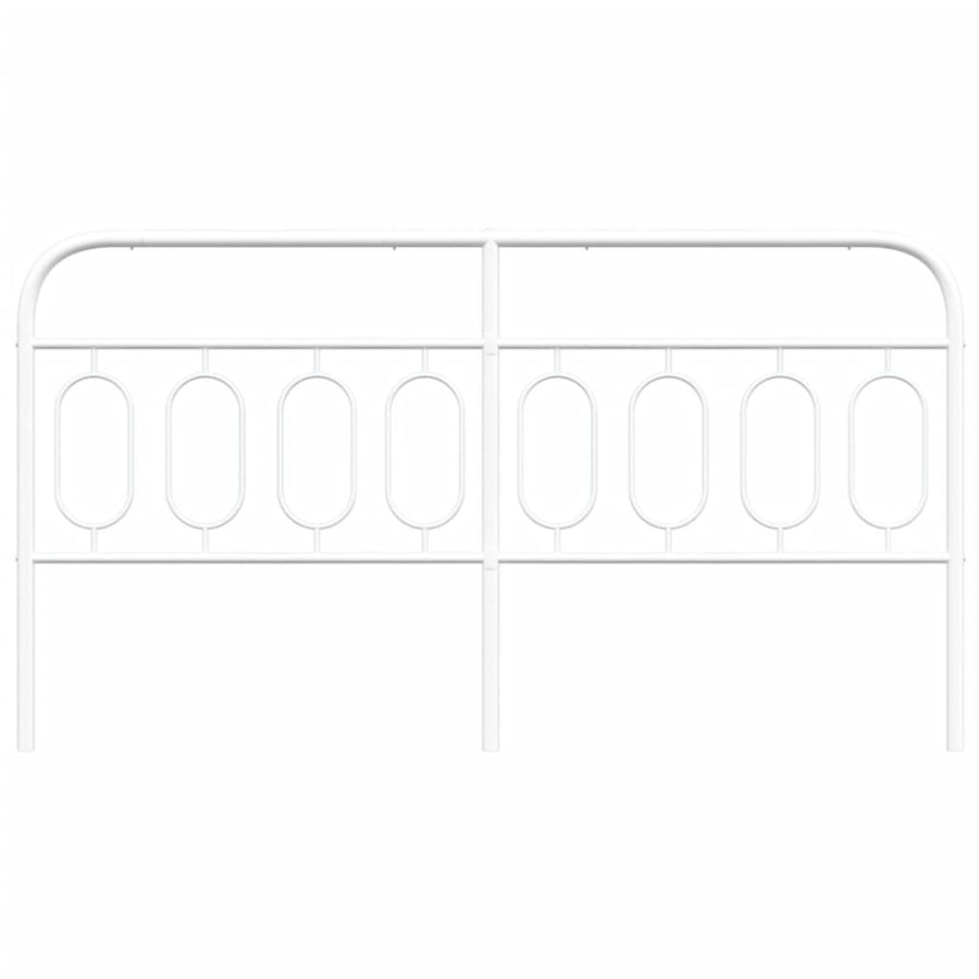 Hoofdbord 160 cm metaal wit
