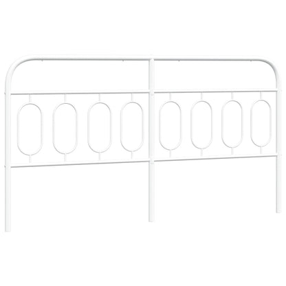 Hoofdbord 183 cm metaal wit