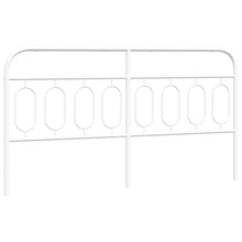Hoofdbord 193 cm metaal wit