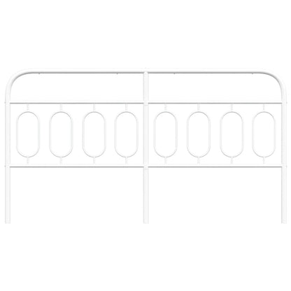 Hoofdbord 193 cm metaal wit
