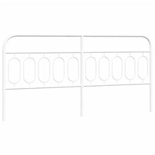 Hoofdbord 200 cm metaal wit