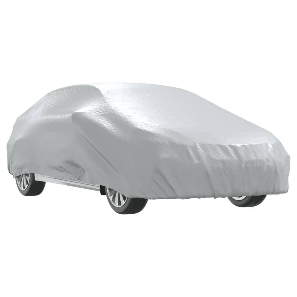 Autohoes voor sedan met gespriemen M volledig zilverkleurig