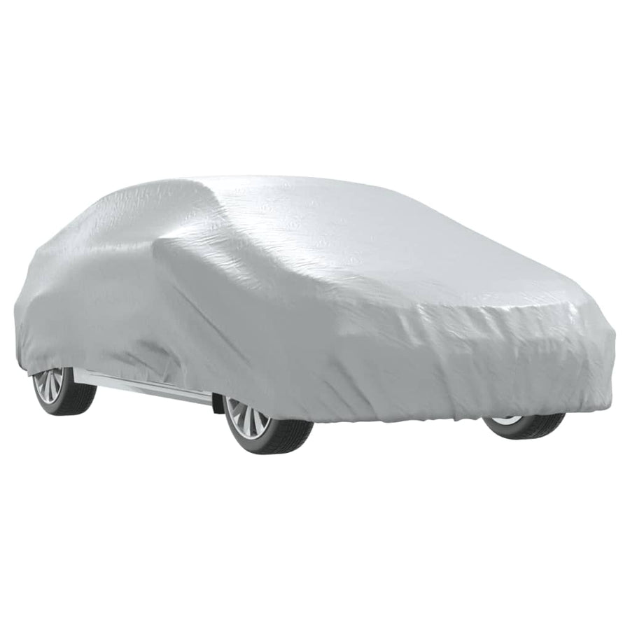Autohoes voor sedan met gespriemen M volledig zilverkleurig