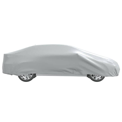 Autohoes voor sedan met gespriemen M volledig zilverkleurig