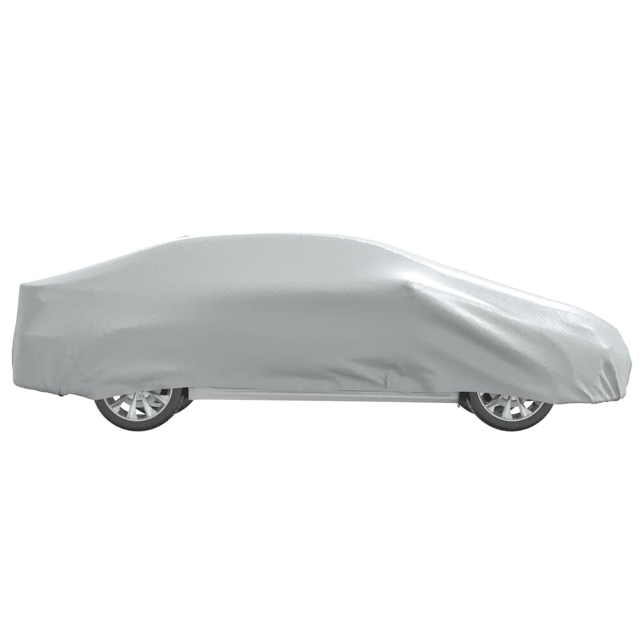 Autohoes voor sedan met gespriemen M volledig zilverkleurig