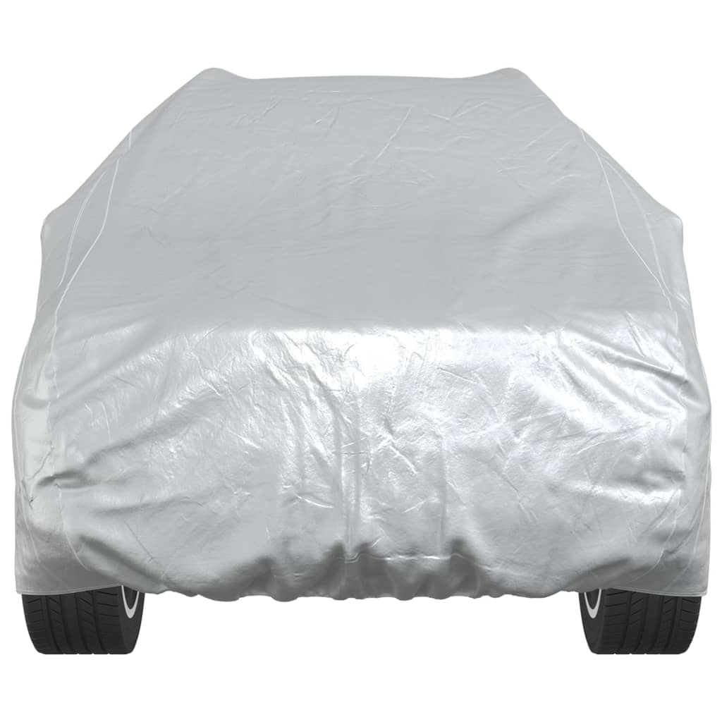 Autohoes voor SUV met gespriemen XL volledig zilverkleurig