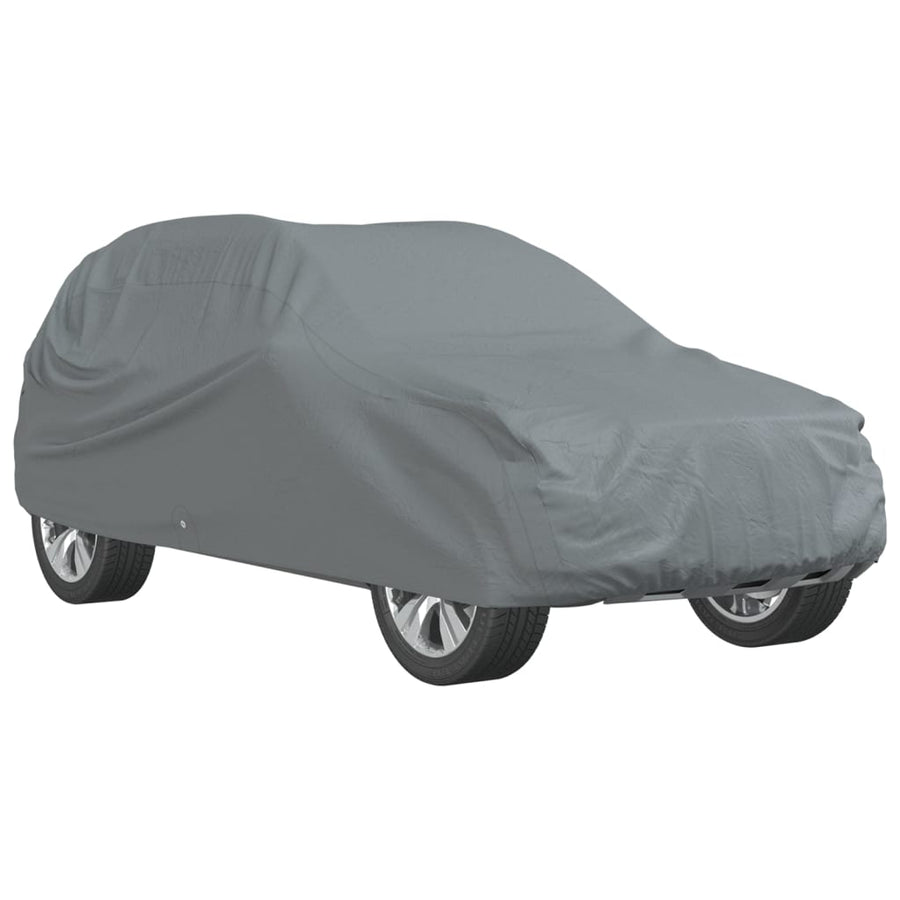 Autohoes voor SUV M nonwoven stof volledig grijs