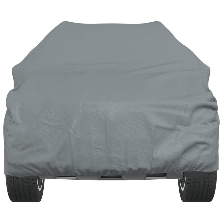 Autohoes voor SUV M nonwoven stof volledig grijs