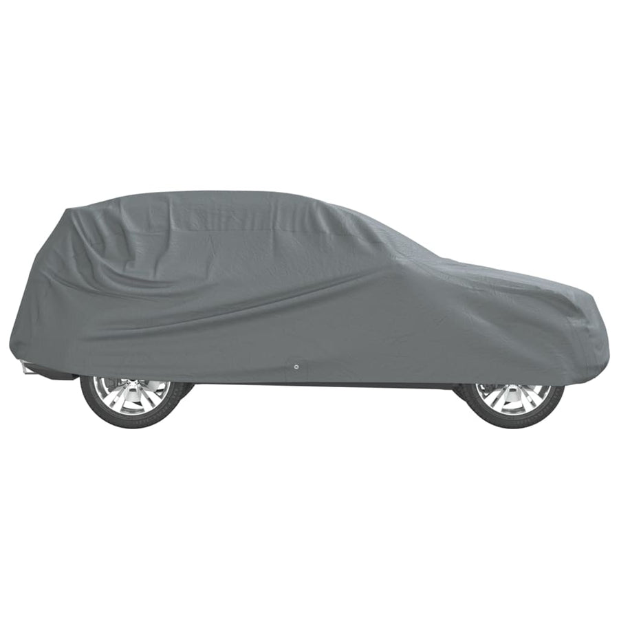 Autohoes voor SUV M nonwoven stof volledig grijs