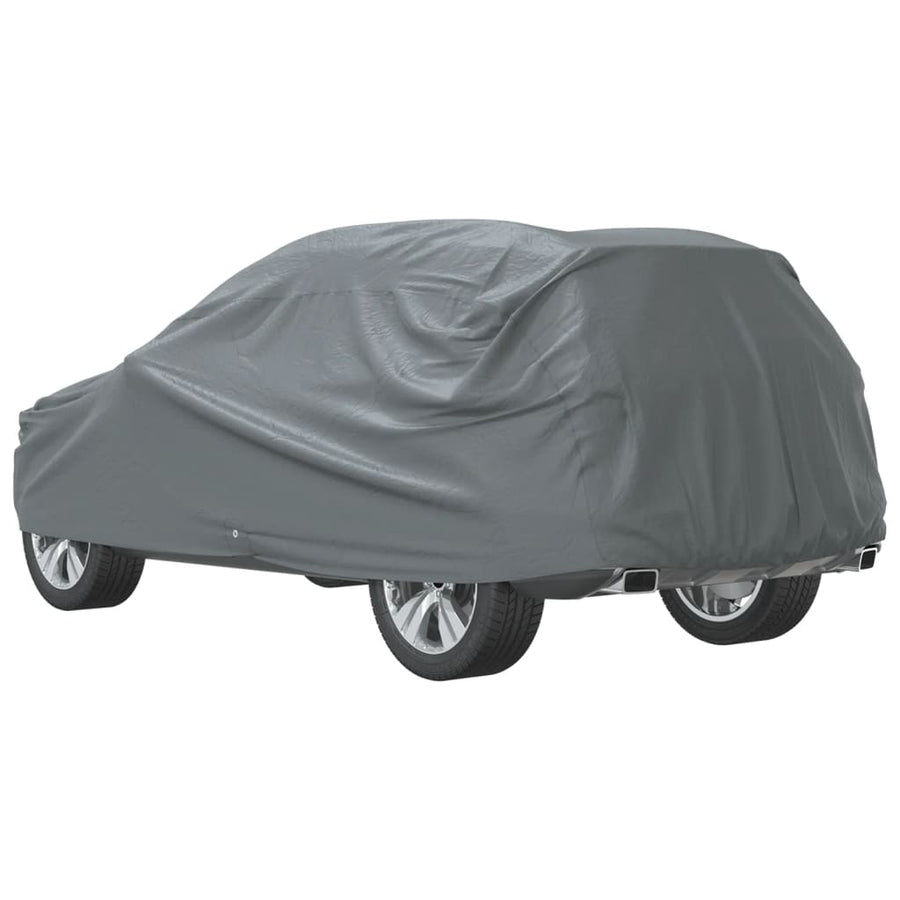 Autohoes voor SUV M nonwoven stof volledig grijs
