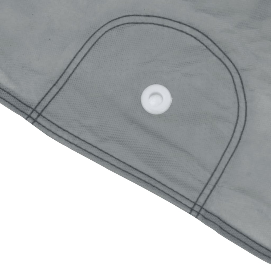 Autohoes voor SUV M nonwoven stof volledig grijs