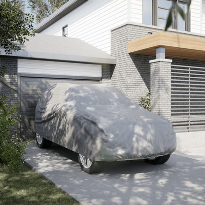 Autohoes voor SUV M nonwoven stof volledig grijs
