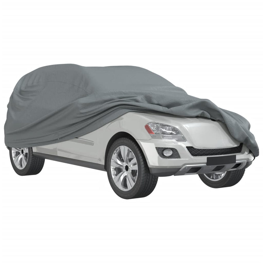 Autohoes voor SUV XL nonwoven stof volledig grijs