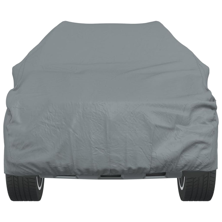 Autohoes voor SUV XL nonwoven stof volledig grijs