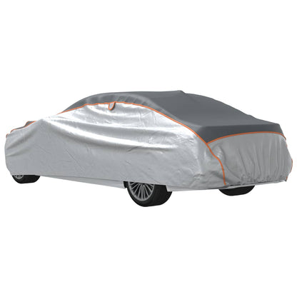 Autohoes voor sedan hagelbescherming S zilverkleurig en grijs