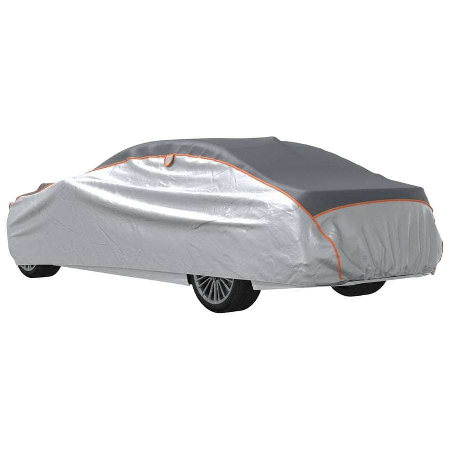 Autohoes voor sedan hagelbescherming S zilverkleurig en grijs