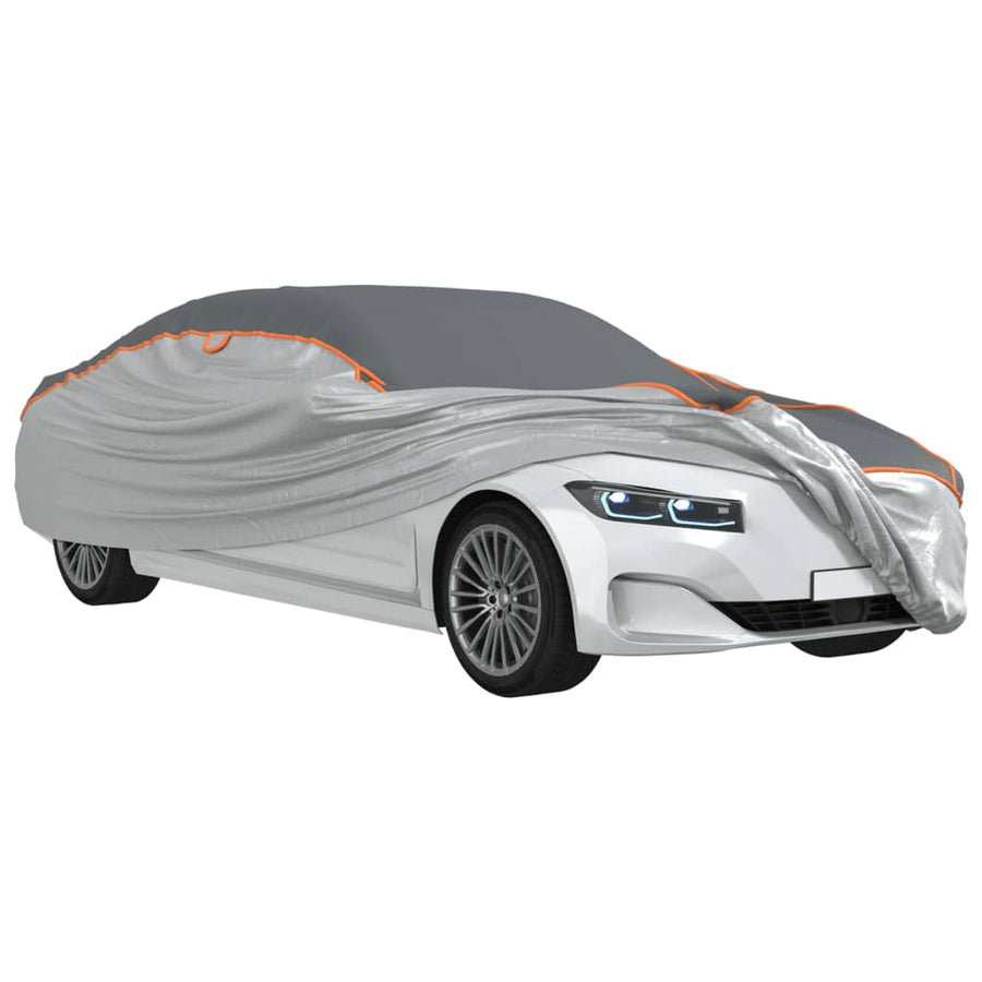 Autohoes voor sedan hagelbescherming M zilverkleurig en grijs