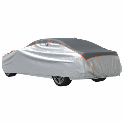 Autohoes voor sedan hagelbescherming M zilverkleurig en grijs