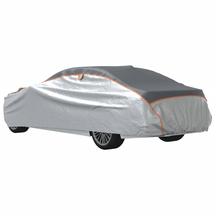 Autohoes voor sedan hagelbescherming M zilverkleurig en grijs