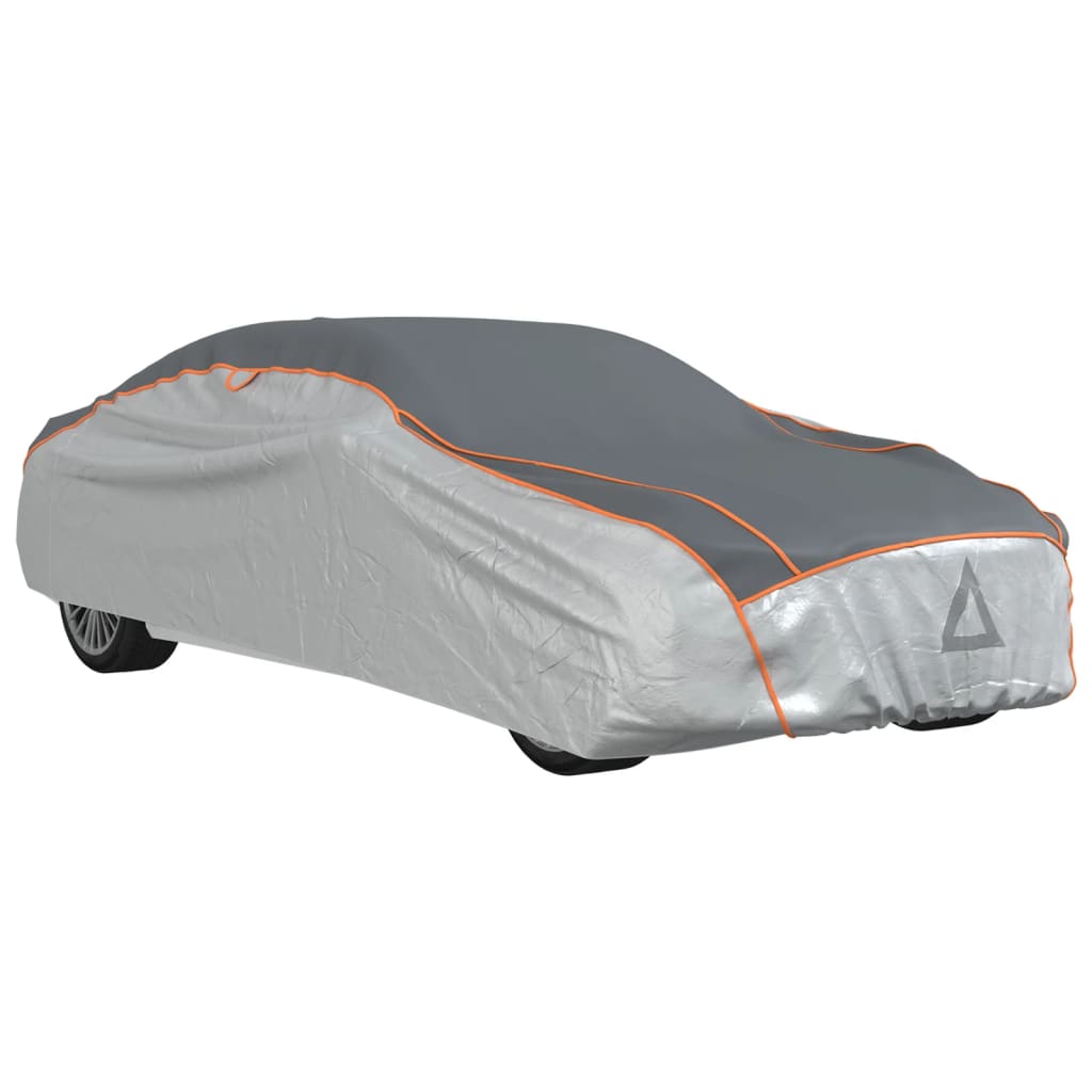 Autohoes voor sedan hagelbescherming XL zilverkleurig en grijs