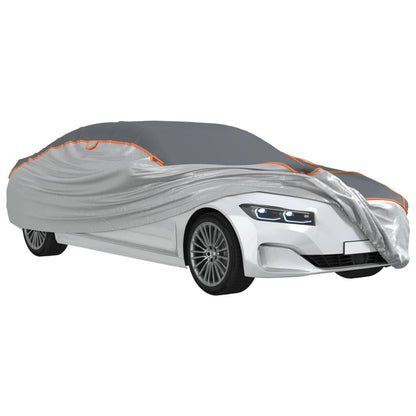 Autohoes voor sedan hagelbescherming XL zilverkleurig en grijs