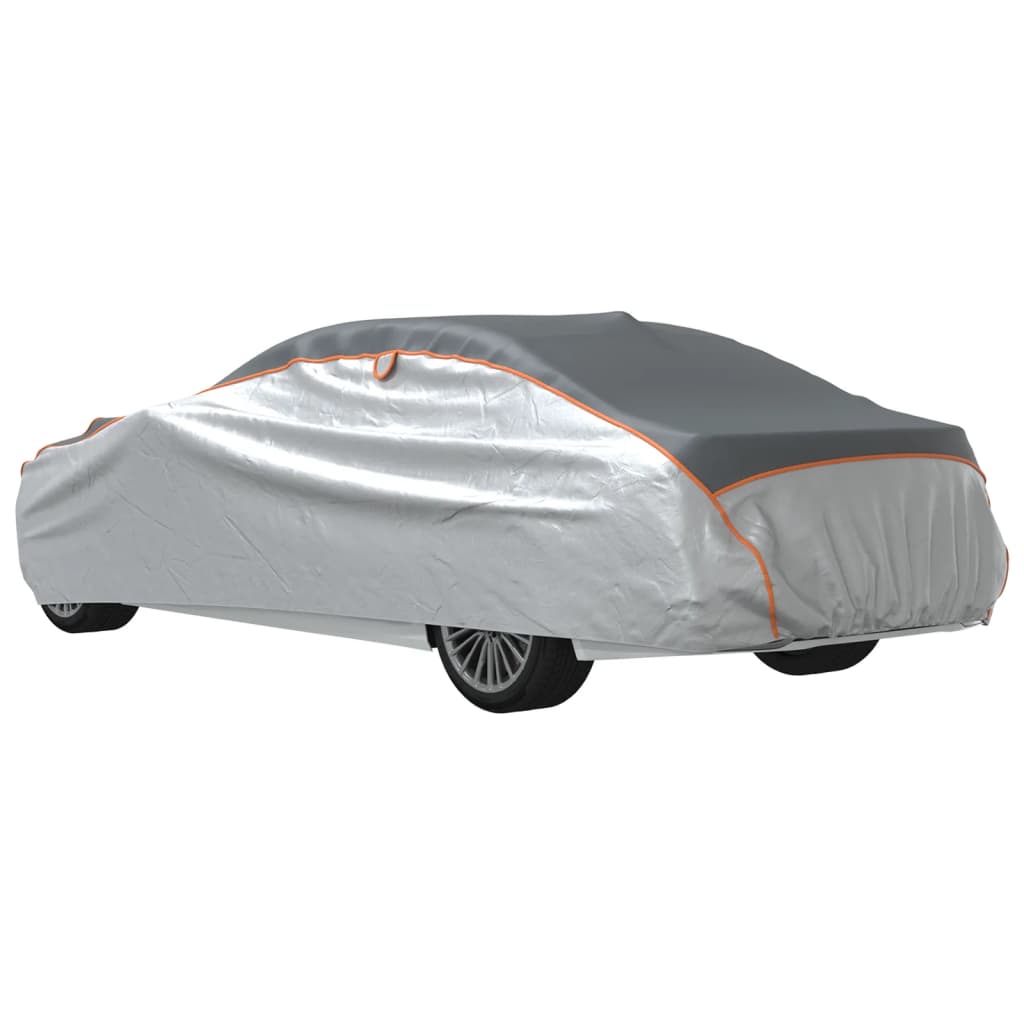 Autohoes voor sedan hagelbescherming XL zilverkleurig en grijs