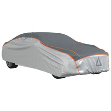 Autohoes voor sedan hagelbescherming XXL zilverkleurig en grijs