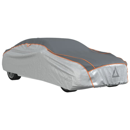 Autohoes voor sedan hagelbescherming XXL zilverkleurig en grijs