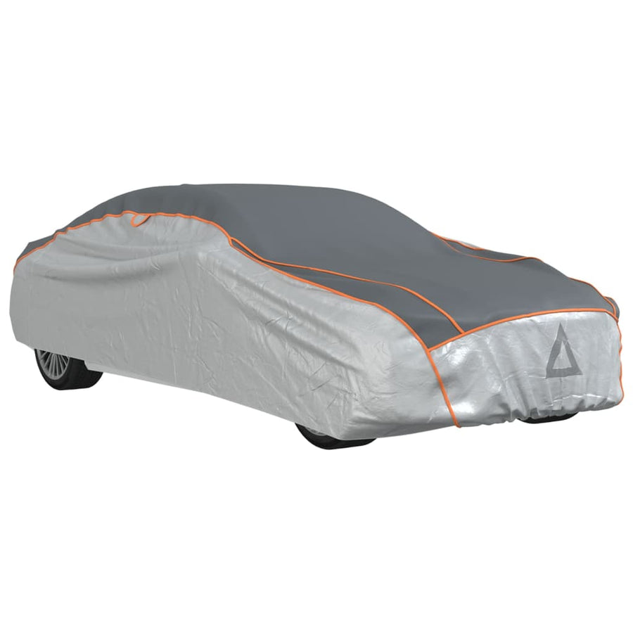Autohoes voor sedan hagelbescherming XXL zilverkleurig en grijs