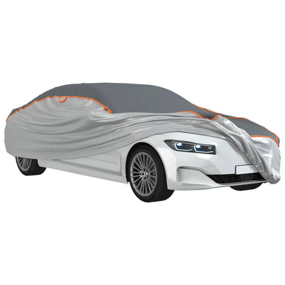 Autohoes voor sedan hagelbescherming XXL zilverkleurig en grijs