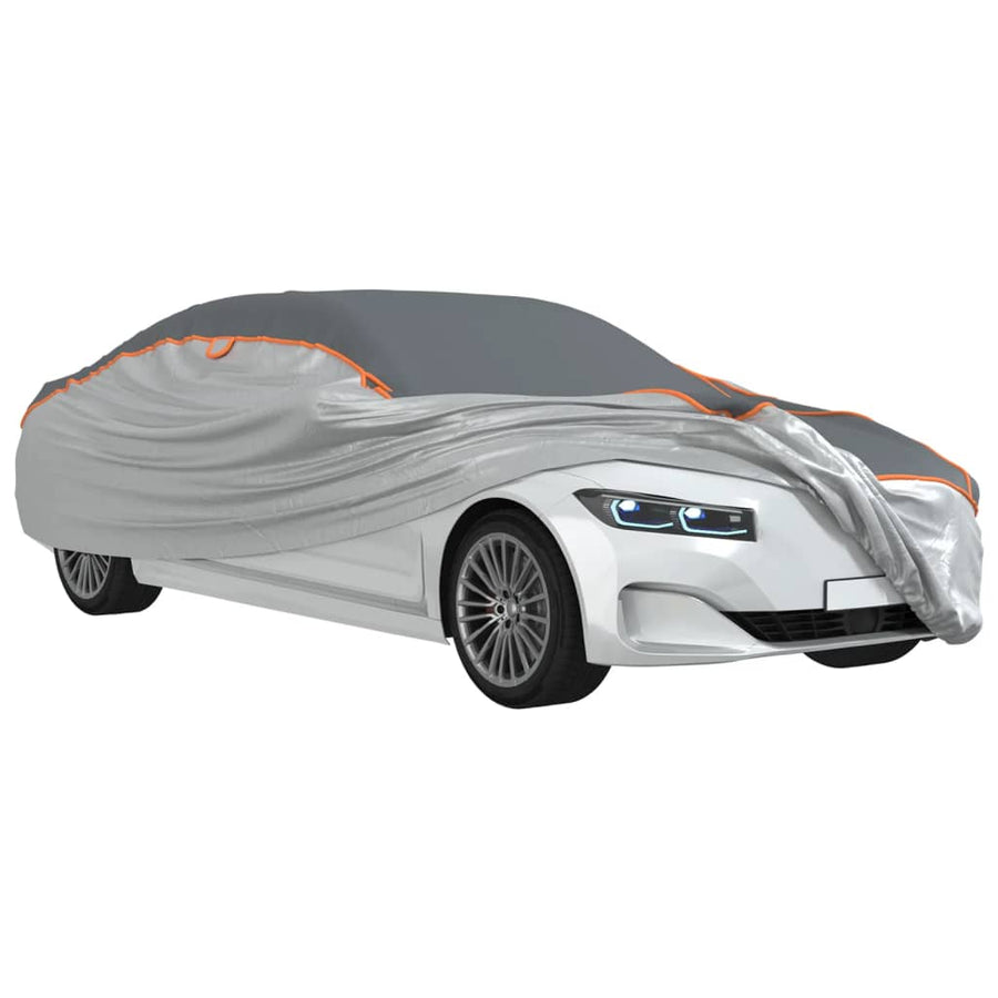Autohoes voor sedan hagelbescherming XXL zilverkleurig en grijs
