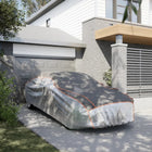 Autohoes XXL 578x202.5x118.5 cm zilver grijs